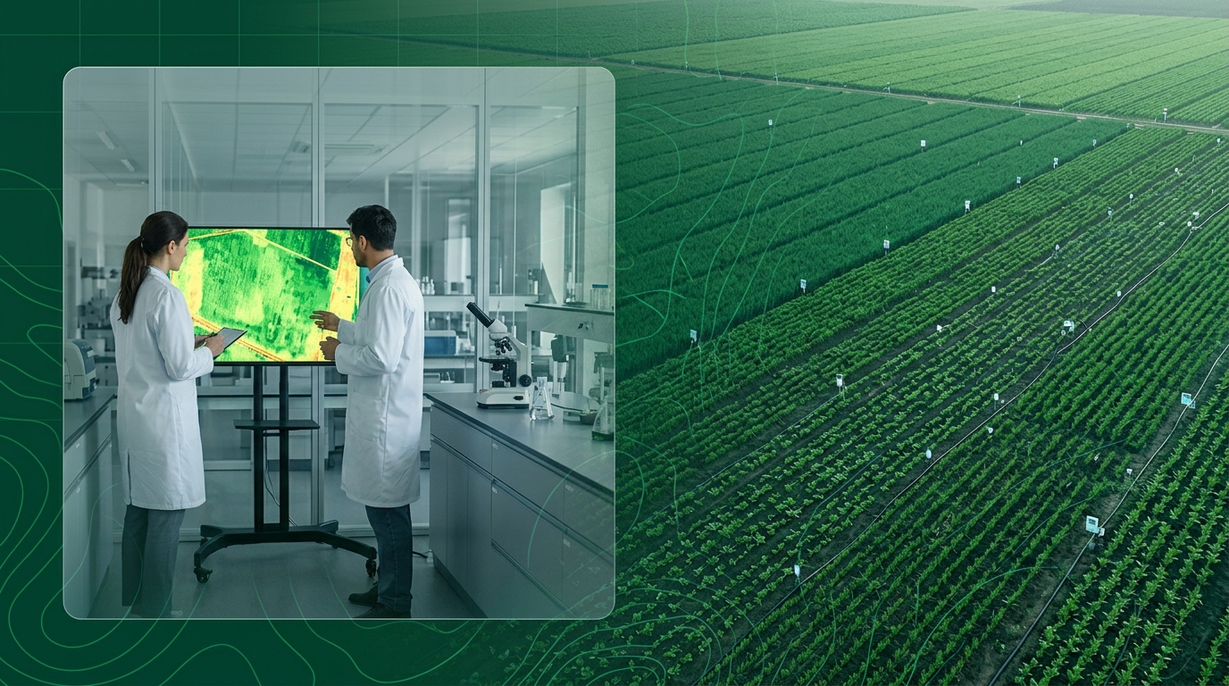 CIDSA Centre of Excellence — research lab and precision-agriculture field